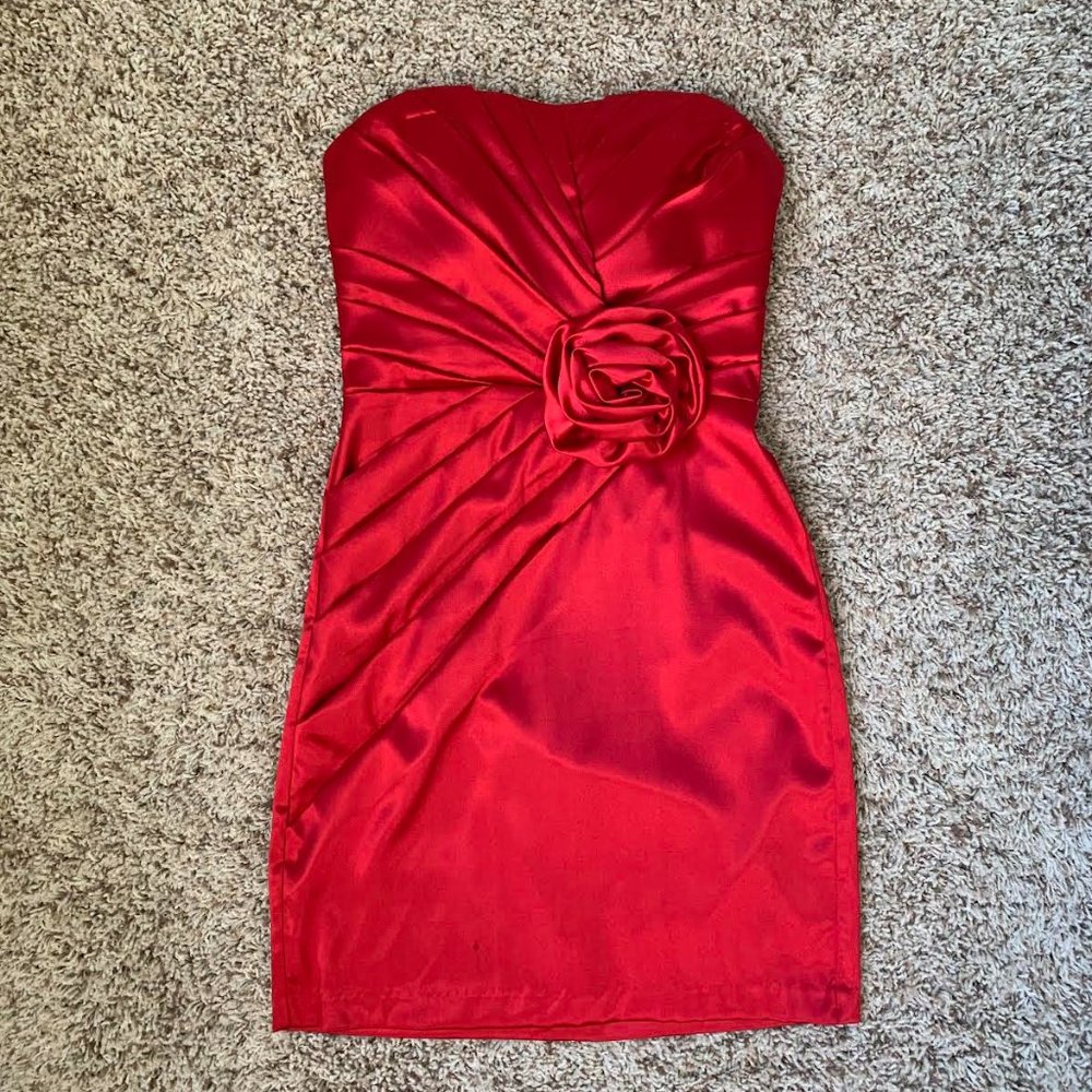 Red Macy's Mini Dress by B Darlin